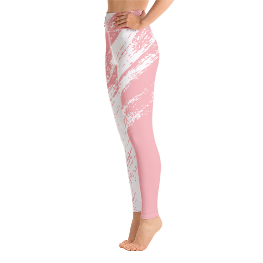 Yoga-Leggings Rosa mit Innentasche 1000