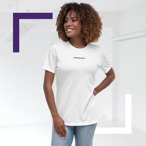 Lockeres Damen-T-Shirt mit RIFIRIA Schrift mittig
